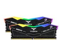 TEAMGROUP T-Force Delta Lot de 2 modules de mémoire RAM DDR5 32 Go (2 x 16 Go) 6000 MHz (PC5-48000) CL40 pour Ordinateur de Bureau Noir pour Z690 - FF3D532G6000HC38ADC01
