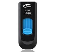 Team Group C141 lecteur USB flash 16 Go USB Type-A 2.0 Noir, Bleu