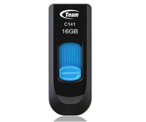Team Group C141 lecteur USB flash 16 Go USB Type-A 2.0 Noir, Bleu