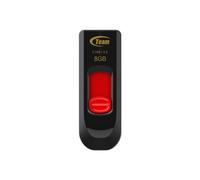 Team Group C145 8Go USB 3.2 Gen 1 Type-A Noir/Rouge - Format Slide, Compatible Windows/macOS/Linux - 20x56.7x8.4mm, 10g - TC14538GR01