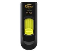 Team Group Clé USB C145 32 Go USB Type-A 3.2 Gen 1 (3.1 Gen 1) Noir, Jaune