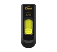 Team Group C145 lecteur USB flash 32 Go USB Type-A 3.2 Gen 1 (3.1 Gen 1) Noir, Jaune, Clé USB