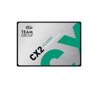 Team Group CX2 SSD 256Go 2.5" SATA III 6Gbit/s 3D NAND Lecture 520Mo/s Écriture 430Mo/s, Compatible Windows/macOS/Linux, TBW 60