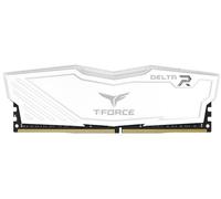 Mémoire de jeu DDR4 TEAMGROUP Team T-Force Delta RGB, 2 x 8 Go, 3600 MHz, 288 broches DIMM, Blanc
