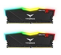 Team Group Mémoire RAM Delta RGB TF3D416G3200HC16FDC0116 16 Go (2 x 8 Go) DDR4 CL16 3200 MHz Noir