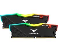 TEAMGROUP Team T-Force Delta RGB DDR4 Gaming Memory, 2 x 16 GB, 3200 MHz, 288 Pin DIMM, Black