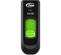 Team Group C145 lecteur USB flash 64 Go USB Type-A 3.2 Gen 1 (3.1 Gen 1) Noir, Vert, Clé USB
