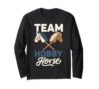 Team Hobby Horse Group Squad Hobby Horsing Lover Manche Longue