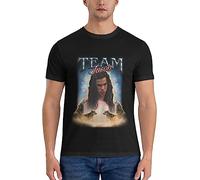 Team Jacob Twilight Cursed Fan Collage T-Shirt Tees big and Tall t Shirts for Men