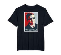 Team Jean Luc Mélenchon JLM drôle T-Shirt, Homme Grandes Tailles, Noir, 6X Tall