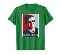 Team Jean Luc Mélenchon JLM drôle T-Shirt, Homme, Vert Kelly, M
