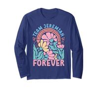 Team Jeremiah Forever Forever Floral Retro Groovy Enfants Manche Longue