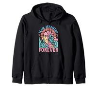 Team Jeremiah Forever Forever Floral Retro Groovy Enfants Sweat à Capuche