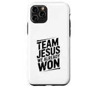 Team Jesus Nous Avons déjà remporté la Victoire de la Foi chrétienne Coque pour iPhone 11 Pro