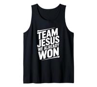 Team Jesus Nous Avons déjà remporté la Victoire de la Foi chrétienne Débardeur