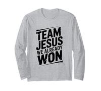Team Jesus Nous Avons déjà remporté la Victoire de la Foi chrétienne Manche Longue
