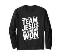 Team Jesus Nous Avons déjà remporté la Victoire de la Foi chrétienne Manche Longue