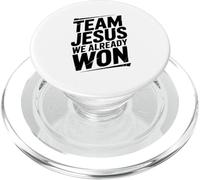 Team Jesus Nous Avons déjà remporté la Victoire de la Foi chrétienne PopSockets PopGrip pour MagSafe