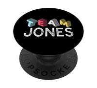 Team Jones Proud Family Nom de Famille PopSockets PopGrip Adhésif