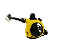 Team Kalorik Nettoyeur Vapeur, Réservoir 250 ml, Divers Accessoires Inclus, Température Vapeur : 105°, 1000 W, Jaune/Noir, TKG SFC 1005