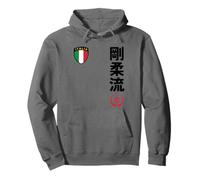 Team Karate Goju Ryu Italy Flag Kanji Japanese Martial Arts Sweat à Capuche