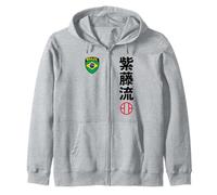 Team Karate Shito RYU Brazil Flag Japanese Martial Arts Sweat à Capuche