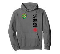 Team Karate Shorin RYU Brazil Flag Japanese Martial Arts Sweat à Capuche