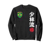 Team Karate Shorin Ryu Brazil Flag Japanese Martial Arts Sweatshirt