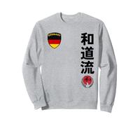 Team Karate Wado RYU German Flag Kanji Japanese Martial Arts Sweatshirt