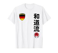 Team Karate Wado RYU German Flag Kanji Japanese Martial Arts T-Shirt