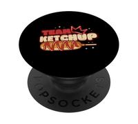 Team Ketchup Corn Dog Lover PopSockets PopGrip Adhésif