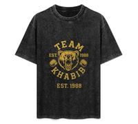 Team Khabib Bear Khabib Nurmagomedov Men's T-Shirt Unisex Black Men Tees XXL