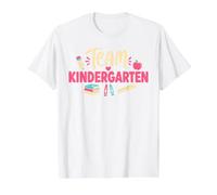 Team Kindergarten Back to School Teachers Students T-Shirt Graphique avec Valeur, Homme, Blanc, M