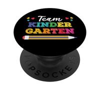 Team Kindergarten Funny Back to School for Kids PopSockets PopGrip Adhésif