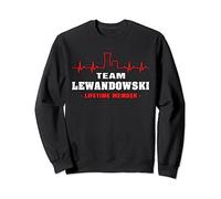 Team Lewandowski membre à vie Fière famille Nom de famille Sweatshirt