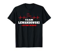 Team Lewandowski membre à vie Fière famille Nom de famille T-Shirt