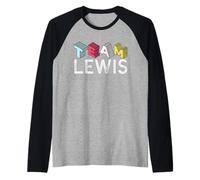 Team Lewis Proud Family Nom de Famille Manche Raglan