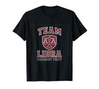 Team Libra Harmony First Varsity Zodiac Scales Crest T-Shirt