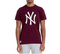 New Era Basic Shirt - MLB New York Yankees Maroon