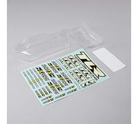 Team Losi Racing 1/10 Lightweight Clear Body & Wing : 22X-4