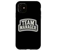 Team Manager Varsity Style Text Homme Femme Coque pour iPhone 11