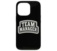 Team Manager Varsity Style Text Homme Femme Coque pour iPhone 13 Pro