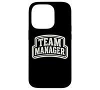 Team Manager Varsity Style Text Homme Femme Coque pour iPhone 14 Pro