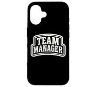 Team Manager Varsity Style Text Homme Femme Coque pour iPhone 16