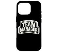 Team Manager Varsity Style Text Homme Femme Coque pour iPhone 16 Pro