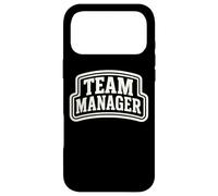 Team Manager Varsity Style Text Homme Femme Coque pour iPhone 17 Pro Max