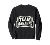 Team Manager Varsity Style Text Homme Femme Sweatshirt