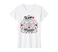 Team Mariée EVJF Femme personnalisable Humour drole T-Shirt