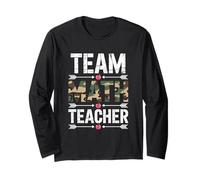 Team Math Teacher Appreciation Funny Math Lover Quote Manche Longue