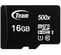 Team Group Carte microSD U1/C10 16 Go + Adaptateur
